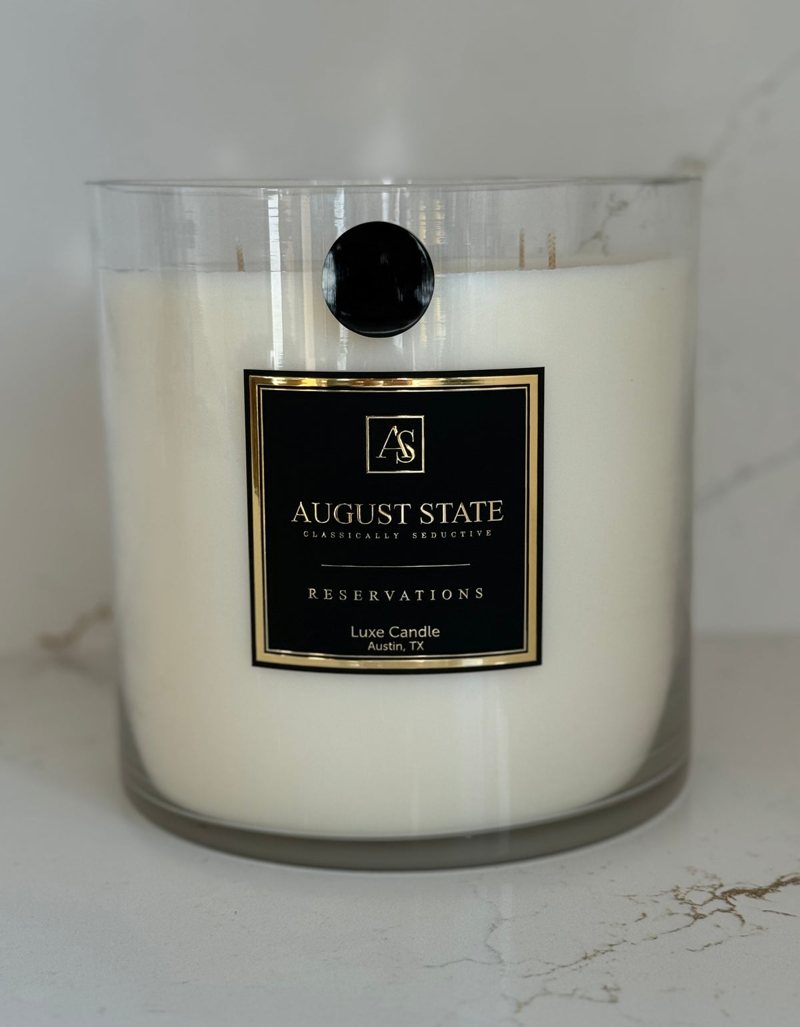 Reservations luxe candle by August State