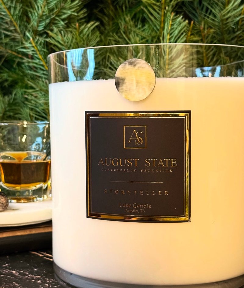 Storyteller luxe candle by August State